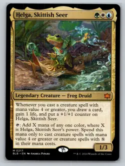 Helga, Skittish Seer Bloomburrow Regular - Image 1