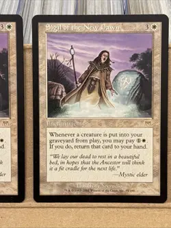 4x MTG Magic the Gathering Sigil of the New Dawn (55/350) Onslaught LP - Image 3