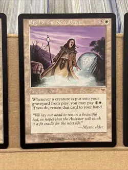 4x MTG Magic the Gathering Sigil of the New Dawn (55/350) Onslaught LP - Image 4