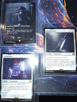 Magic the gathering final fantasy lot, Buster sword, the earth crystal, Seymour. - Image 1