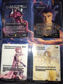 Magic the gathering final fantasy lot, Buster sword, the earth crystal, Seymour. - Image 2