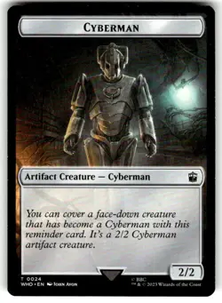 Dalek // Cyberman Double-Sided Token - Universes Beyond: Doctor Who - Near Mint - Image 1