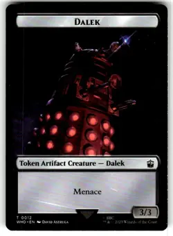 Dalek // Cyberman Double-Sided Token - Universes Beyond: Doctor Who - Near Mint - Image 2