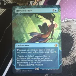 Rhystic Study Normal M Wilds of Eldraine: Enchanting Tales 25 NM - Image 1