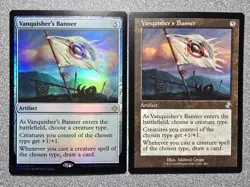 2x NM Vanquisher's Banner - Foil Ixalan And Retro Frame Time Spiral Remastered. - Image 1