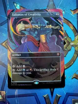 Talisman of Creativity (Borderless) Commander: Secrets of Strixhaven (SOC) Foil - Image 1