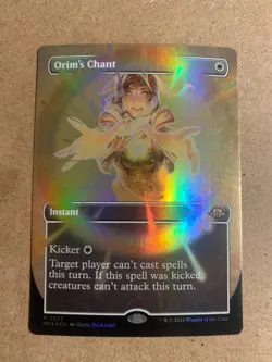 Orim's Chant (Borderless Foil) - Modern Horizons 3 (MH3) - Image 1