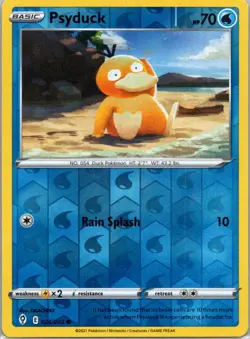 Pokemon TCG Psyduck 24/203 Evolving Skies Rev Holo NM - Image 1