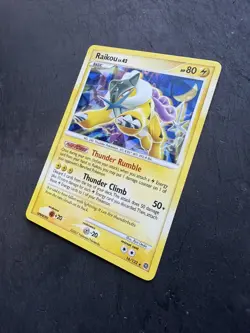 Raikou LV.42 16/132 -CRACKED ICE Holo RARE - Secret Wonders- POKEMON CARD - EX - Image 4