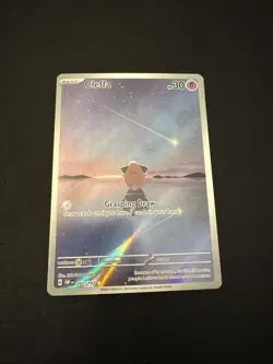 Pokemon TCG Cleffa Obsidian Flames Illustration Rare Holo Card 202/197 NM - Image 1