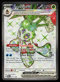 Froslass ex 217/182 Ultra Rare Paradox Rift Pokemon Card - Image 1