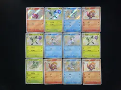 2025 Pokemon TCG S-Chinese CBB1C 02 06/08 05 06/09 Quaxly Holo Lot*12 IH59 - Image 1
