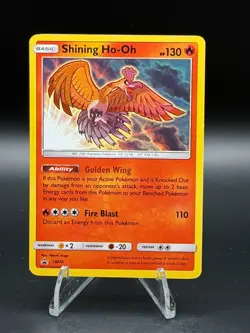 Pokemon TCG Shining Ho-Oh SM Black Star Promo SM70 Promo - LP/MP - Image 1