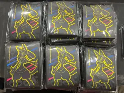 Lot Of 30 Pokemon Crown Zenith Lucario Deck Card Sleeves - Brand New Sealed - Image 1
