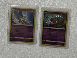 Pokemon TCG Latias & Latios GX Holo Sun & Moon Team Up Ultra Rare - Image 1