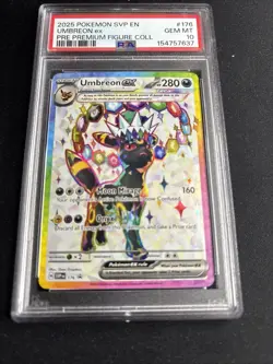 Pokemon 2025 S&V Promo Umbreon Ex PFC #176 PSA 10 - Image 1