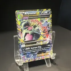 Pokemon M Tyranitar EX Full Art Ultra Rare Holo Ancient Origins 43/98 240 HP - Image 2