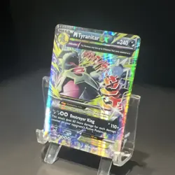 Pokemon M Tyranitar EX Full Art Ultra Rare Holo Ancient Origins 43/98 240 HP - Image 3