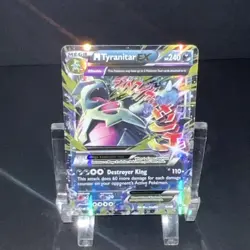 Pokemon M Tyranitar EX Full Art Ultra Rare Holo Ancient Origins 43/98 240 HP - Image 4