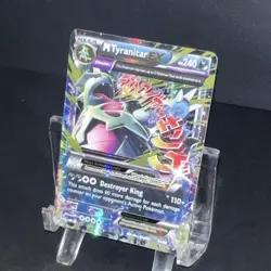 Pokemon M Tyranitar EX Full Art Ultra Rare Holo Ancient Origins 43/98 240 HP - Image 5
