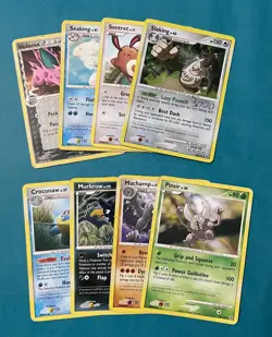 Pokemon TCG: Mixed Card Lot with Pinsir, English, Regular, HP/DMG (8 cards) - Image 1