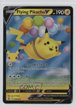 Full Art - Flying Pikachu V Pokemon Celebrations #006 - Image 1
