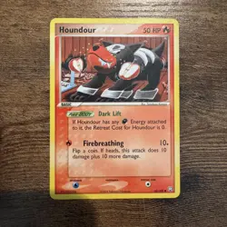 2004 Houndour 60/109 Common Pokemon Card Team Rocket Returns - Light Play - Image 1