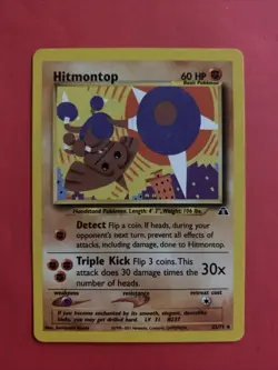 Pokemon TCG Hitmontop Neo Discovery 22/75 Regular Rare - Image 1