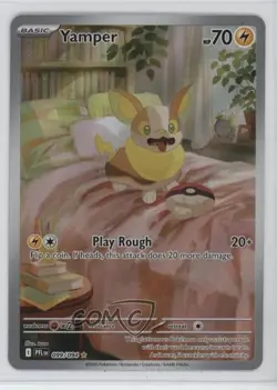 Yamper Illustration Rare Pokemon Mega Evolution Phantasmal Flames PFL #099 - Image 1