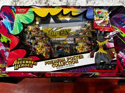 Pokemon Ascended Heroes Mega Lucario Premium Poster Collection NEW - Image 1