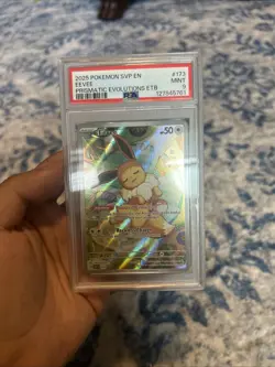 2025 Pokemon Svp En Eevee Prismatic Evolutions Etb Psa 9 Promo - Image 1