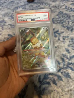 2025 Pokemon Svp En Eevee Prismatic Evolutions Etb Psa 9 Promo - Image 2
