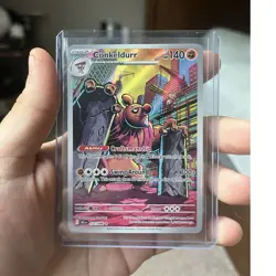 Pokemon Co. Conkeldurr Sv: Black Bolt Illustration Rare Holo EN 127/086 HP140 - Image 1