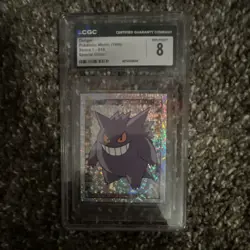 Merlin Pokemon Merlin 1998 Series 1 Gengar S15 Special Glitter CGC 8 - Image 1