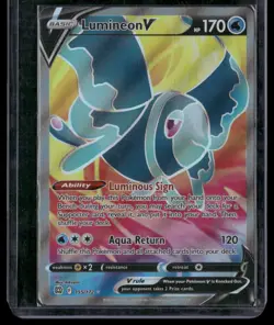 2022 Pokemon TCG Sword & Shield Brilliant Stars #155 Lumineon V FULL ART UR - Image 1