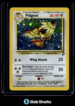 2000 POKEMON BASE SET 2 #14/130 PIDGEOT HOLO - Image 1