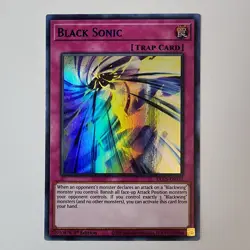 Black Sonic (Blue) - DLCS-EN032 - Ultra Rare - NM - 1st ed - Yugioh - Image 1