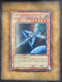 Yugioh Satellite Cannon DR04-EN241 Secret Rare LP - Image 1