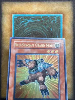 Yugioh Neo-Spacian Grand Mole STON-EN005 Ultimate Rare 1st Ed VLP - Image 2