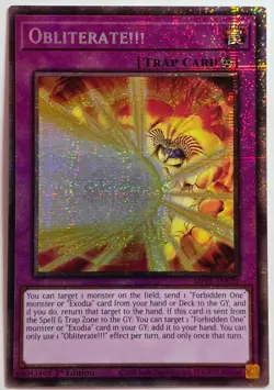 Yugioh Obliterate!!! MP25-EN029 Starlight Rare 1st Edition - Image 1