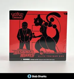 POKEMON CENTER TCG SCARLET & VIOLET DESTINED RIVALS SEALED ELITE TRAINER BOX ETB - Image 1