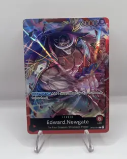 Edward.Newgate OP02-001 Leader - One Piece TCG - Foil English - Image 1