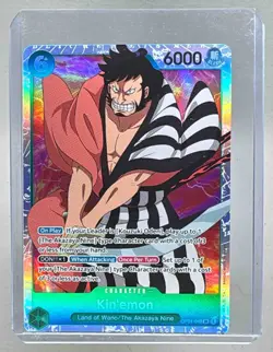 Kin'emon 2022 One Piece Romance Dawn #OP01-040 Super Rare - Image 1