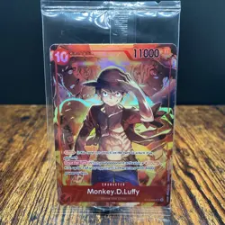 Monkey D. Luffy ST10-006 One Piece TCG Treasure Booster Promo *SEALED - Image 1