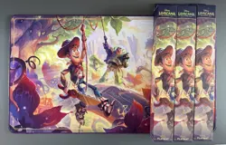 x1 Disney Store exclusive Lorcana - Foil Toy Story buzz and woody Play Mat - Image 1