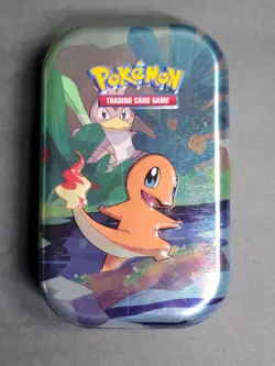 Pokemon TCG Scarlet and Violet 151 Mini Tin Charmander/6 Mystery Packs SEE DESC* - Image 1