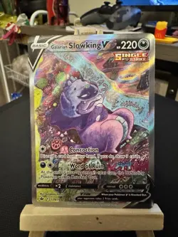 Pokemon Galarian Slowking V Chilling Reign 179/198 Alternate Art NM-MINT - Image 1