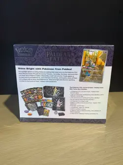 POKEMON SV PALDEAN FATES SEALED POKEMON CENTER EXLUSIVE ELITE TRAINER BOX ETB - Image 2