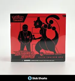 POKEMON CENTER TCG SCARLET & VIOLET DESTINED RIVALS SEALED ELITE TRAINER BOX ETB - Image 1