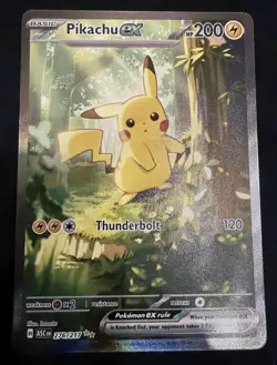 Pokemon TCG Pikachu Ex Ascened Heroes SIR Full Art 276/217 Mint Pack Fresh - Image 1